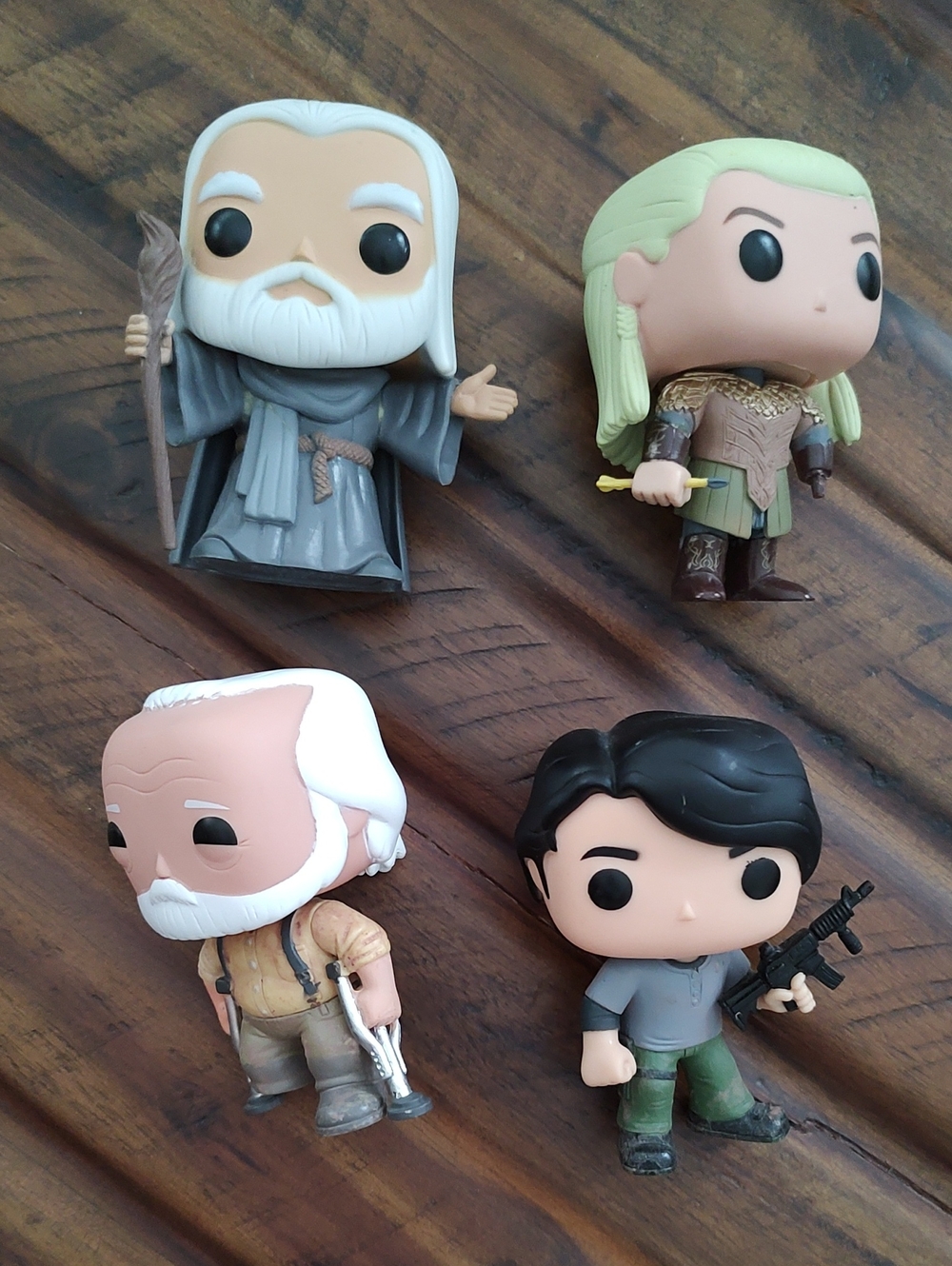 Funko Multicolor Vinyl Figure Lot - Gray, Green, Brown, Black
